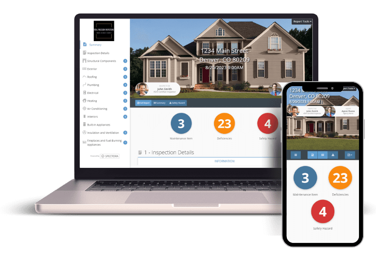 Our Spectora reports can be viewed on any device!
